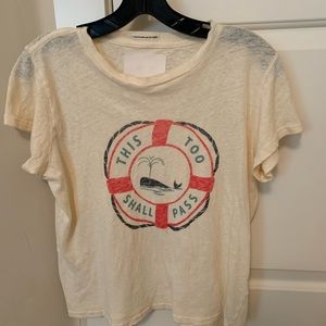 Mother denim teeshirt small